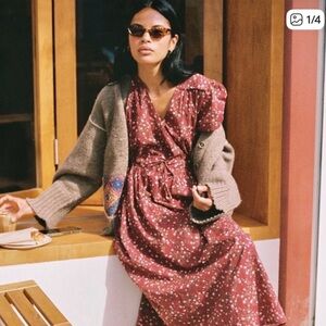 Christy Dawn Rouge Rosette Floral Dress!